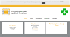 Desktop Screenshot of kruununhaanapteekki.fi