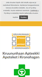 Mobile Screenshot of kruununhaanapteekki.fi